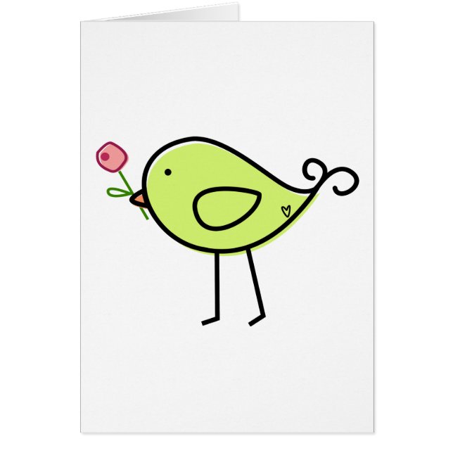 Cartão Lil' Birdie (Frente)