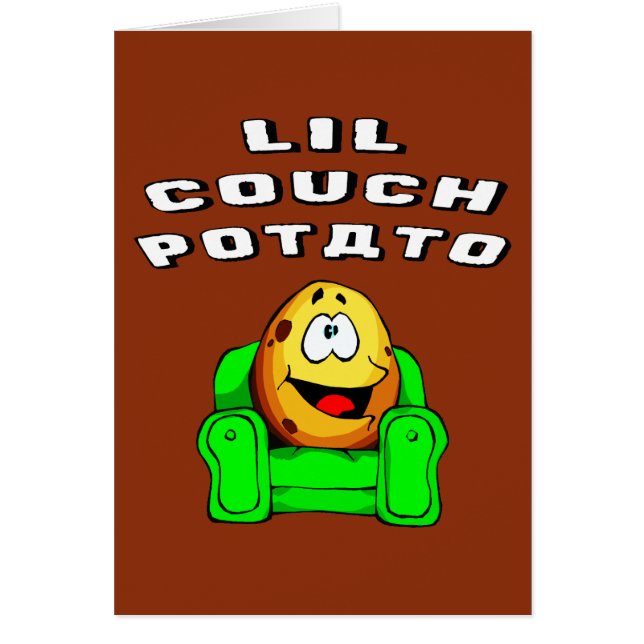 Cartão Lil Couch Potato (Frente)