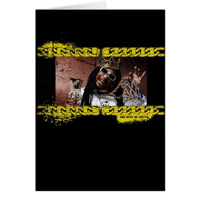 Cartão Lil Jon "Rei de Crunk" (Frente)