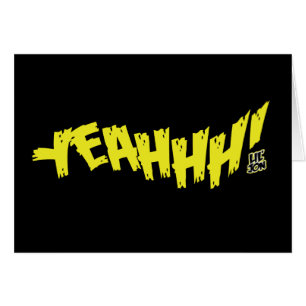 Cartão Lil Jon "Yeeeah!" Amarelo