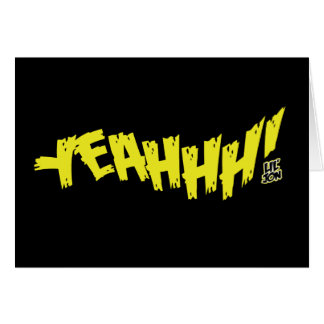 Cartão Lil Jon "Yeeeah!" Amarelo