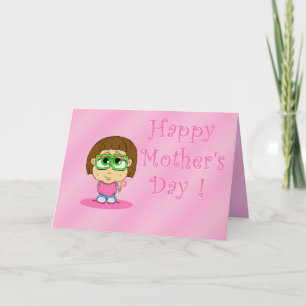 Cartão Lil Mabel Dia de as mães