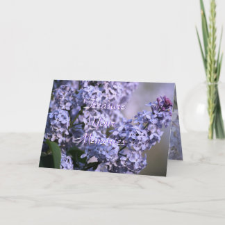 Cartão Lilac Blooming- customize any occasion