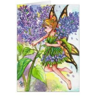 Cartão Lilac Fada
