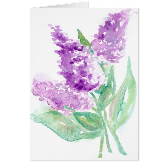 Cartão Lilacs (Frente)