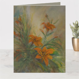 Cartão Lilases "Tiger" Day 8.5 x 11"
