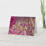 Cartão Lilies with Golden Butterfly Gift Card  -customize<br><div class="desc">This card was designed as a "thinking of you" or "get well" card-or even an encouraging card; but you can make this beautiful card for any occasion by changing the words on the front and inside. To see matching stamps,  and gift items,  go to my EVERYTHING BUTTERFLIES SECTION.</div>