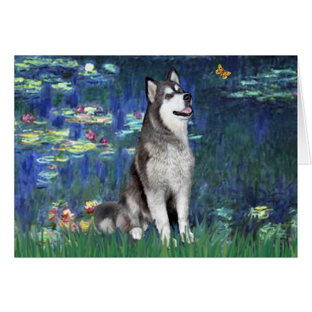 Cartão Lililes #5 - Malamute do Alasca (Frente Horizontal)
