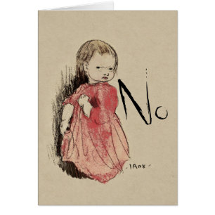 Cartão Lillan diz No Ivar Arosenius CC0993