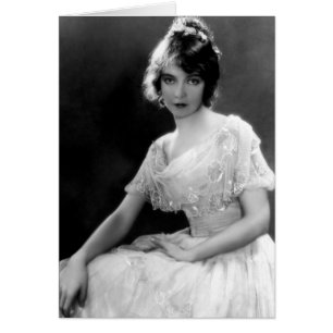 Cartão Lillian Gish