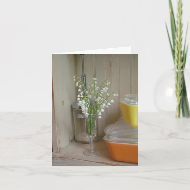 Cartão Lily Do Vale Note Card (Frente)