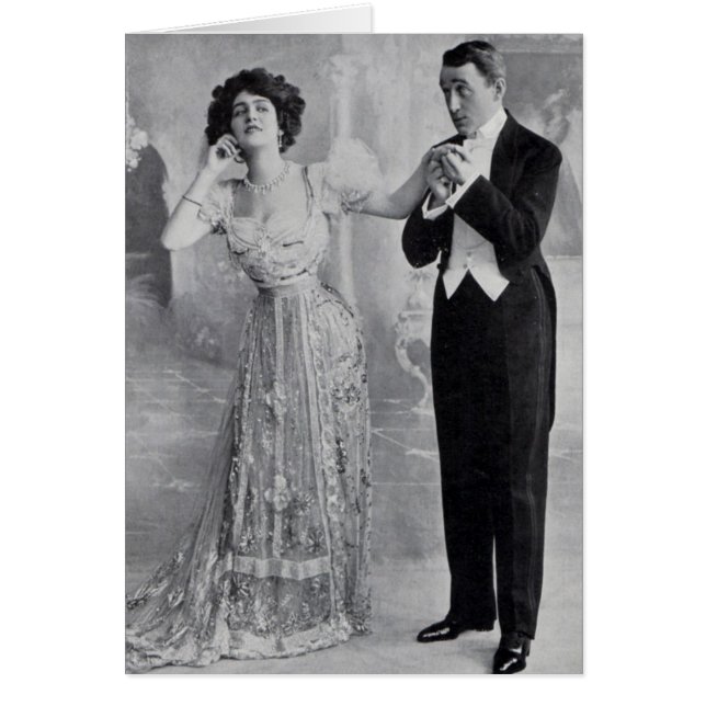 Cartão Lily Elsie "Summertime" (Frente)