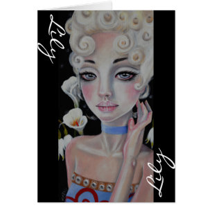 Cartão Lily, Lily, Lily.