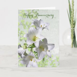 Cartão Lily, Meu Amor Só Cresce Aniversário De Casamento