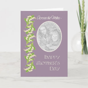 Cartão Lily Mothers Day Photo Card Mauve Across the Miles