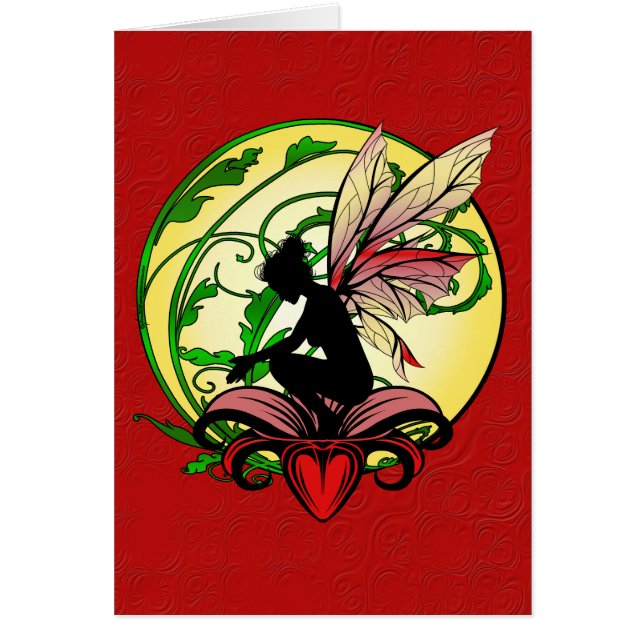 Cartão Lily Shadow Fairy (Frente)