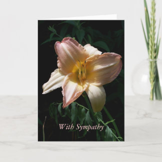 Cartão Lily Sympathy Card