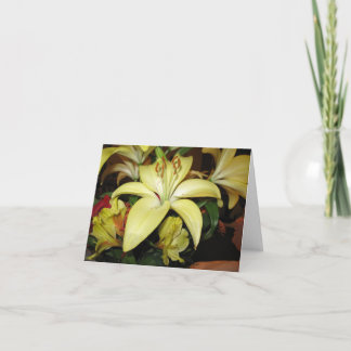 Cartão Lily sympathy card
