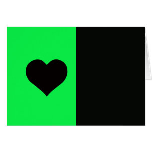 Cartão Limão E Coração Preto