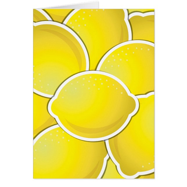 Cartão Limão funky (Frente)