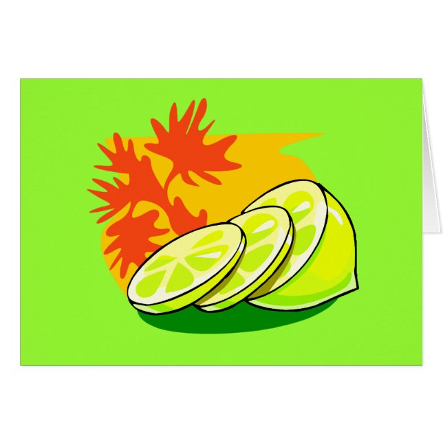 Cartão Limão Splash (Frente Horizontal)