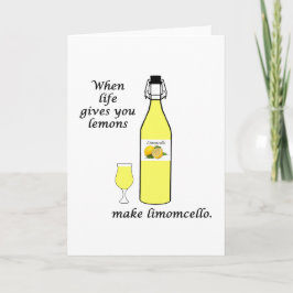 Cartão Limões para Limoncello