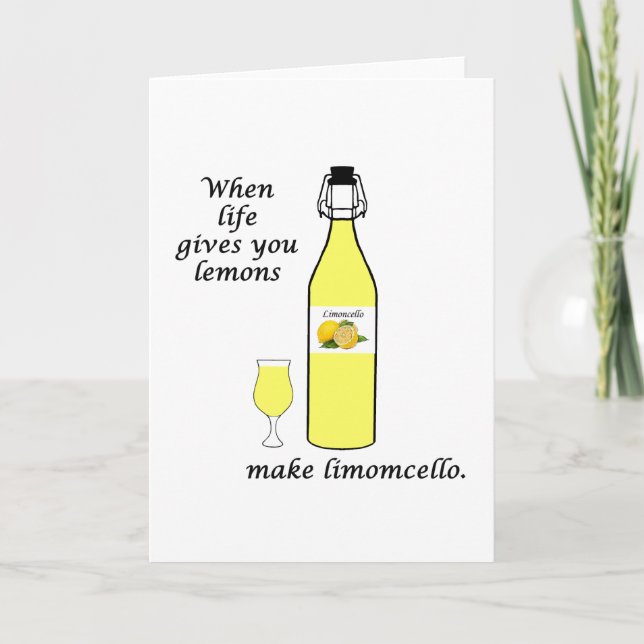 Cartão Limões para Limoncello (Frente)