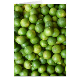 Cartão limões verdes