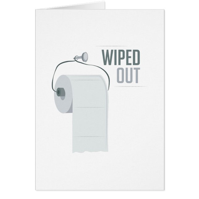 Cartão Limpado para fora (Frente)