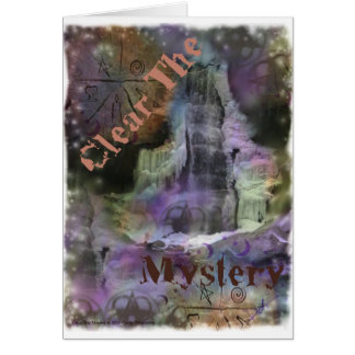 Cartão Limpar o mistério
