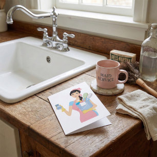 Cartão Limpeza feminina
