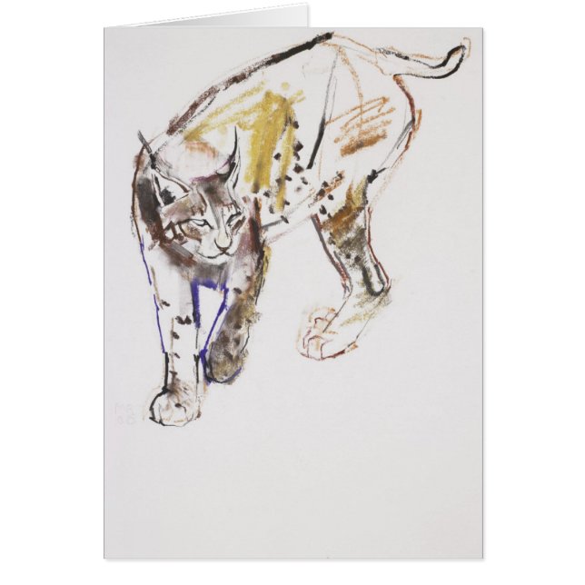 Cartão Lince europeu (Frente)