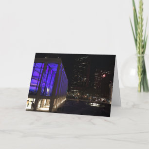Cartão Lincoln Center NYC New York Night Lights Photo