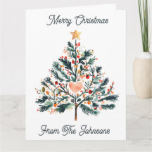 Linda Árvore de Natal em Estilo Tole Minimalista