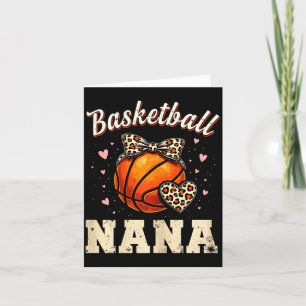 Cartão Linda Bandana de Basquete Nana Leopardo Coração