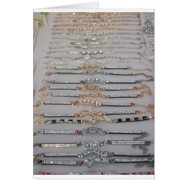 Cartão Linda coleção de design de arte cardíaca de Jewelr (Frente)