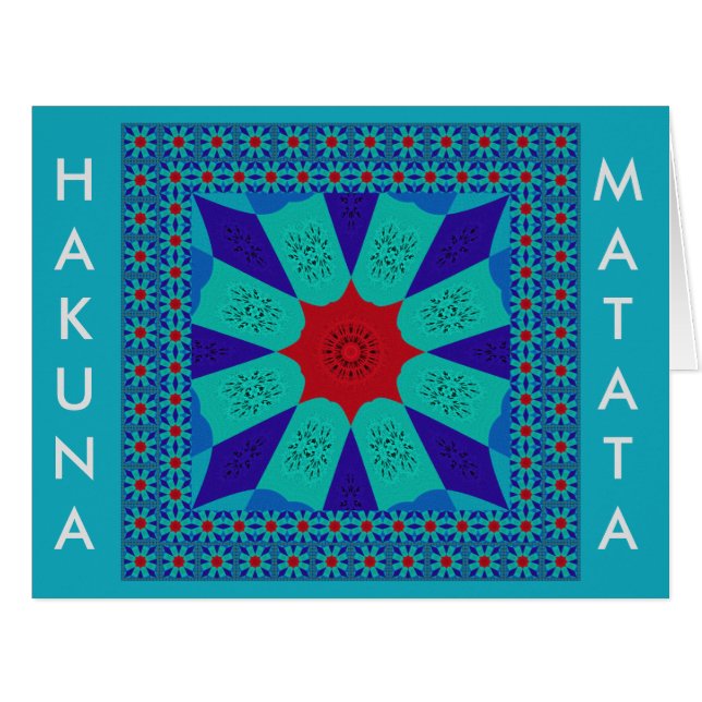 Cartão Linda e incrível cor Design feminina egípcia (Frente horizontal)