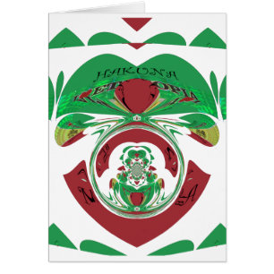 Cartão Linda Etiópia Adorável Hakuna Matata Eu Amo Hea