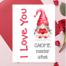 Linda Eu Te Amo Garota Gnomo Não Importa O Que No