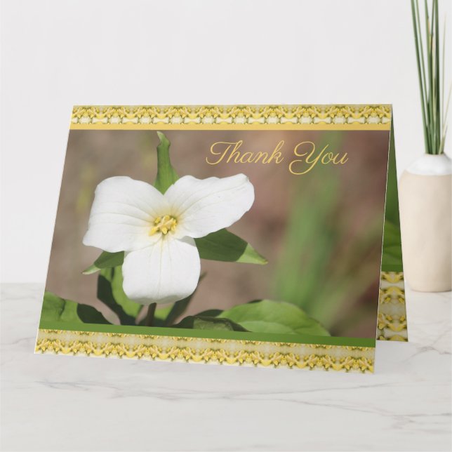 Cartão Linda Flor Branca (Frente)