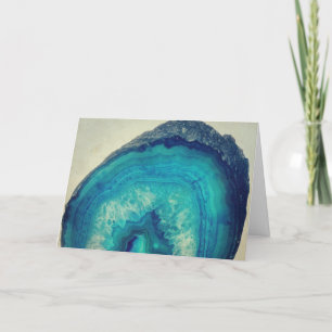 Cartão Linda Geoda de Ágata Azul, Dia das Mães