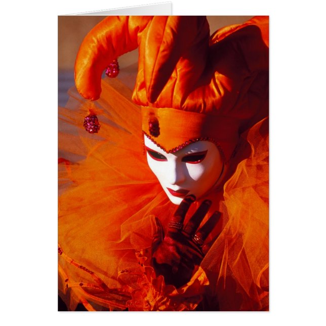 Cartão Linda Harlequin (Frente)