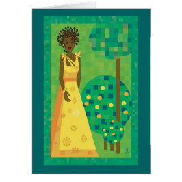 Cartão Linda menina