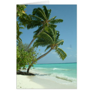 Cartão Linda praia, Maldivas