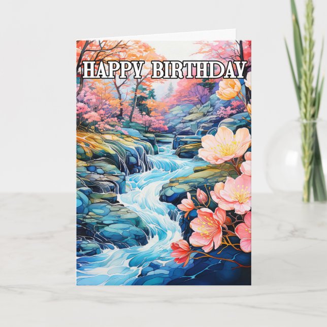 Cartão Linda Tarde De Verão Na Barriga (Frente)