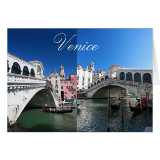Cartão Linda Veneza, Ponte Rialto