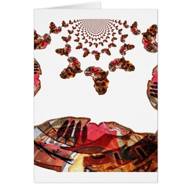 Cartão Lindas e adoráveis cores (Frente)