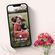 Lindo Coração Amo Você Mamãe Foto do Dia das Mães