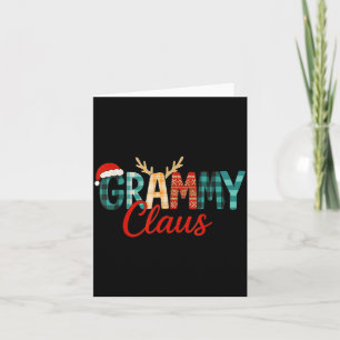 Cartão Lindo Grammy Claus Natal Para Vovó Santa Chapéu