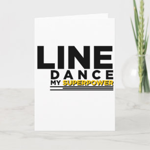 CARTÃO LINE DANÇAR MINHA SUPERPOTÊNCIA